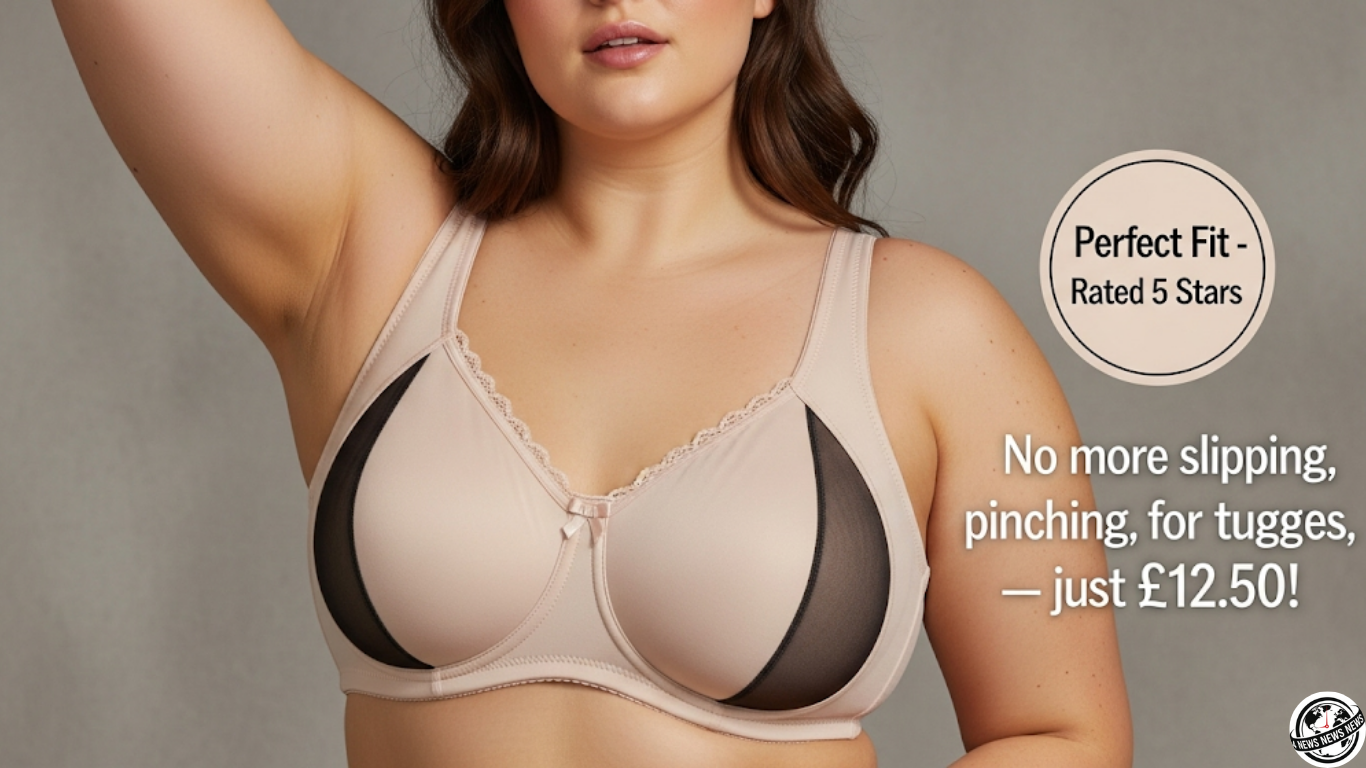 34DD Bras: Perfect Fit £12.50! (No More Slipping - Try Now)