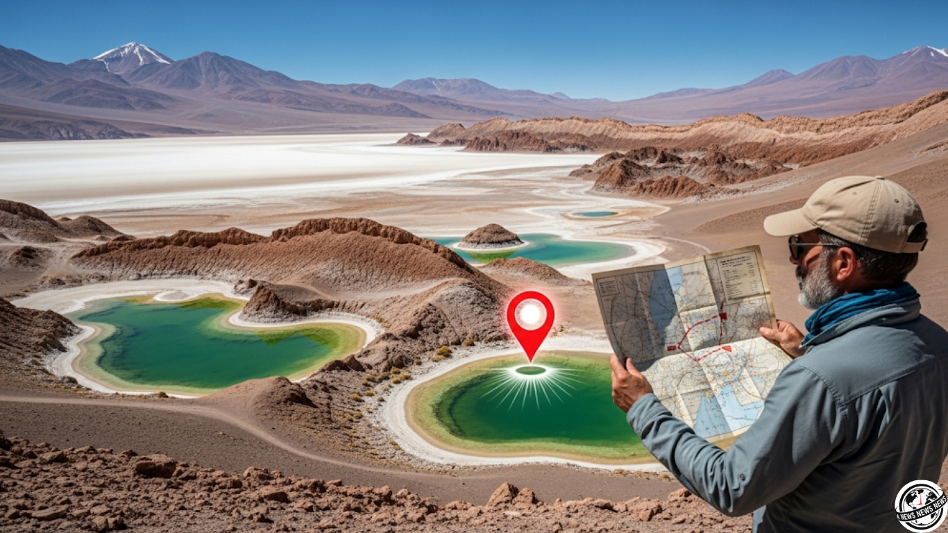Atacama Map: GPS Coordinates for Hidden Lagoons! (Print FREE)