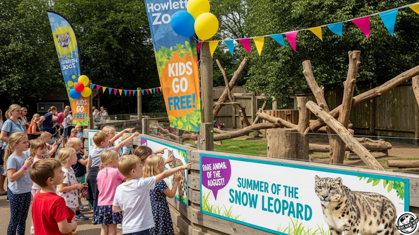 Howletts Zoo: Kids Go FREE in August! (Rare Animals - Tickets £22)