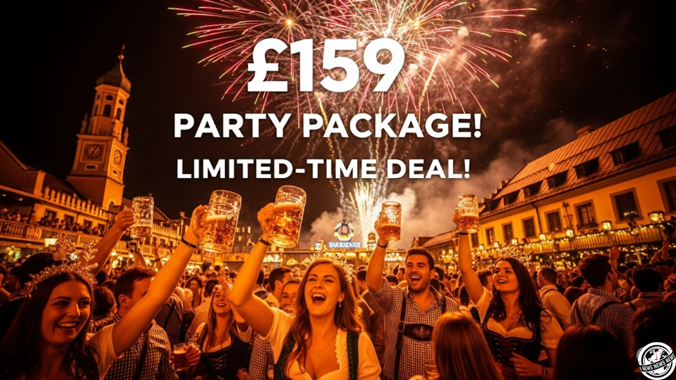 Munich NYE: £159 Party Package! (Beer Halls + Fireworks - Sell Out Alert)