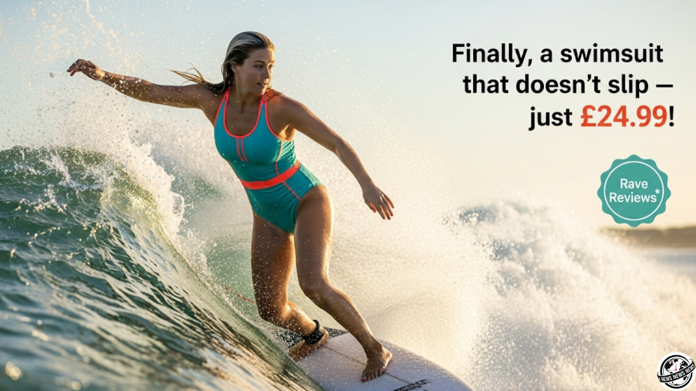 Surf Swimsuits: Stay-Put Tech £24.99! (Rave Reviews)
