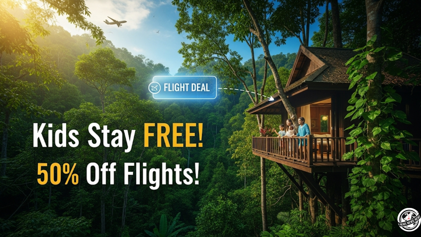 Treehouse Hotel Thailand: Kids Stay FREE! (50% Off Flights - Deal Ends!)